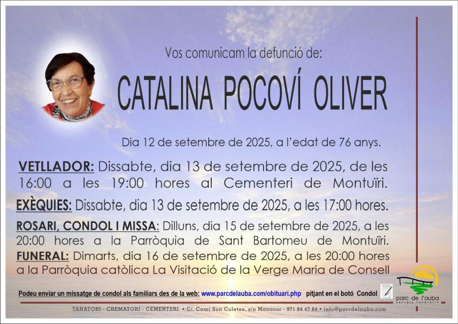 CATALINA  POCOVÍ OLIVER