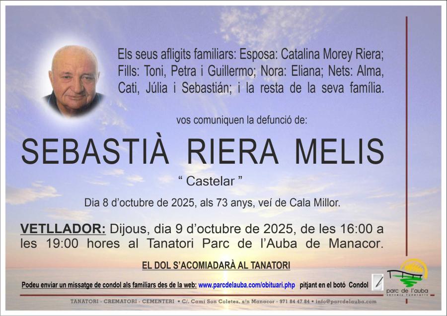 SEBASTIÀ  RIERA MELIS