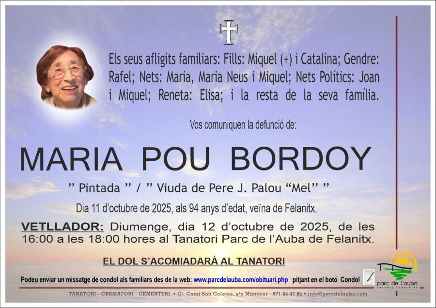 MARIA POU BORDOY