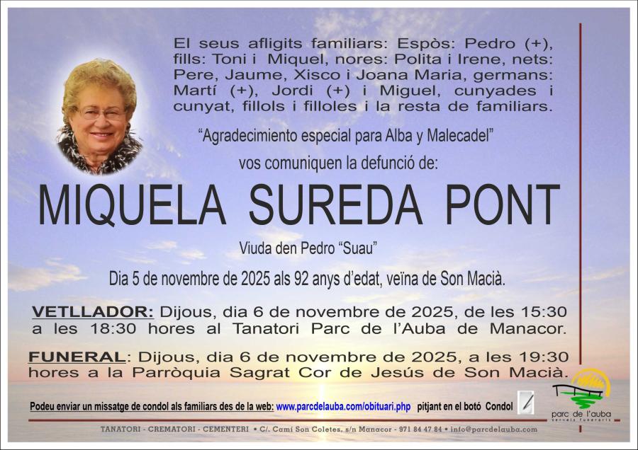 MIQUELA SUREDA PONT