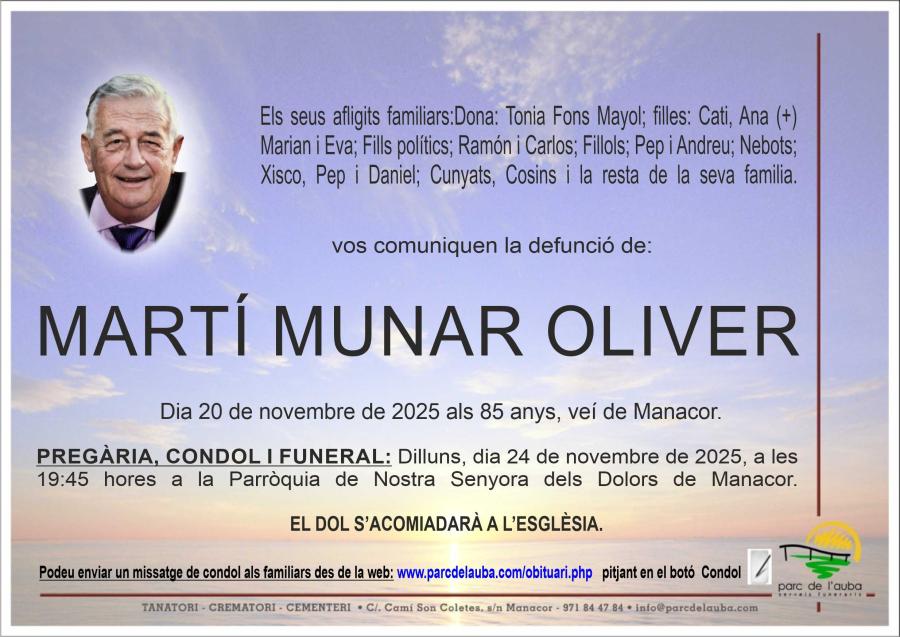 MARTÍ MUNAR OLIVER