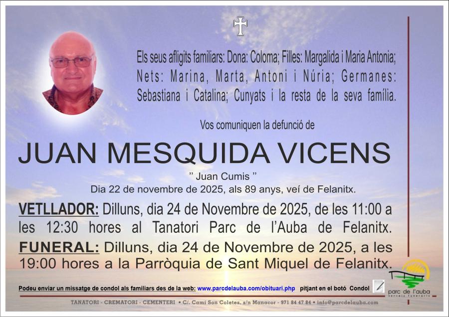 JUAN  MESQUIDA VICENS