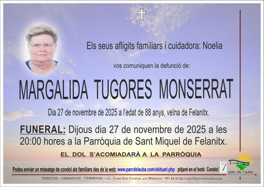 MARGALIDA TUGORES MONSERRAT