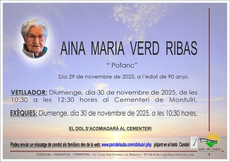 AINA MARIA VERD RIBAS