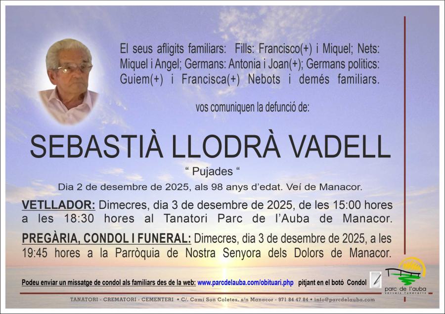 SEBASTIÀ LLODRÀ VADELL