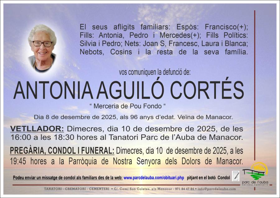 ANTONIA AGUILÓ CORTÉS