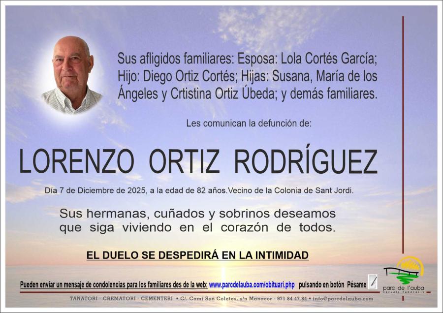 LORENZO ORTIZ RODRÍGUEZ