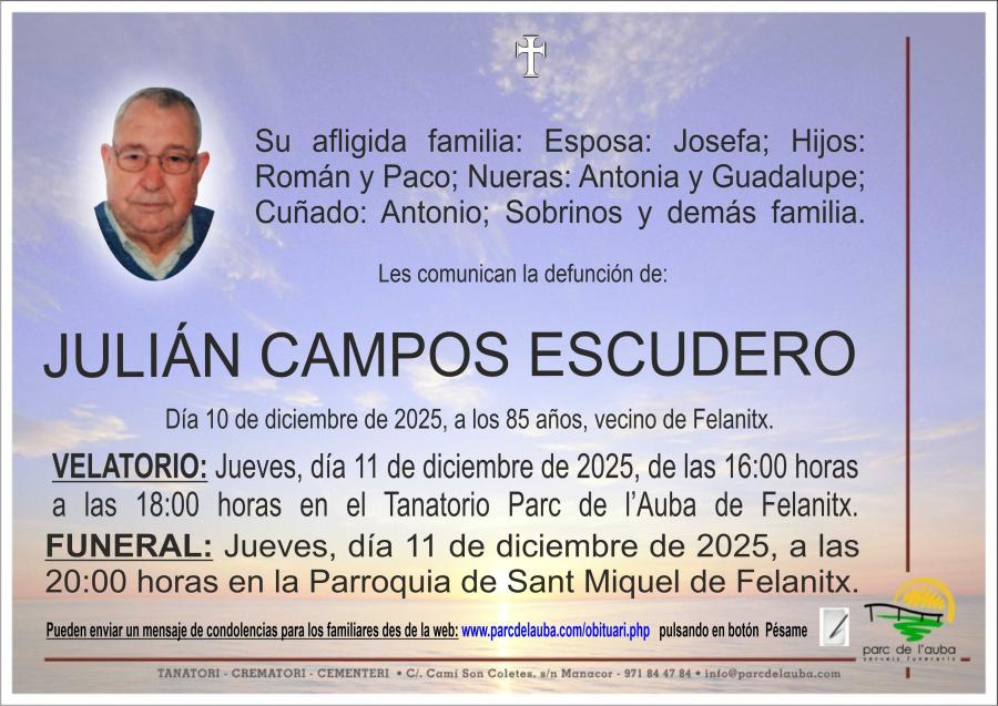 JULIÁN  CAMPOS ESCUDERO