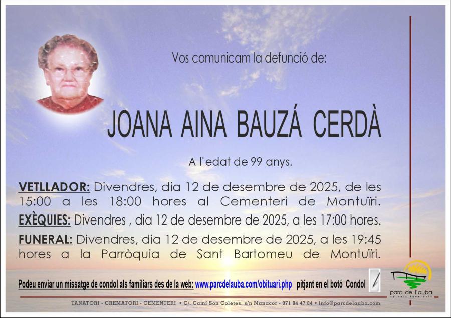 JOANA AINA BAUZÁ CERDÀ