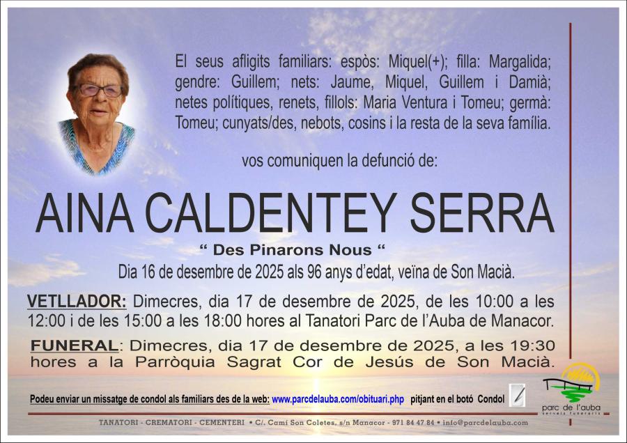 AINA CALDENTEY SERRA