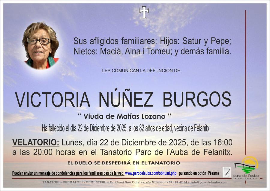 VICTORIA NÚÑEZ BURGOS