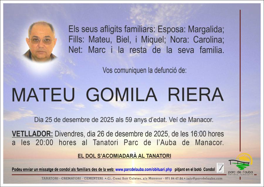 MATEU GOMILA RIERA