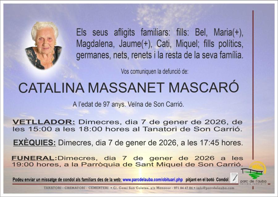 CATALINA MASSANET MASCARÓ