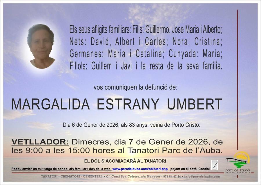 MARGALIDA ESTRANY UMBERT
