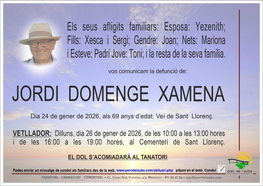 JORDI DOMENGE XAMENA
