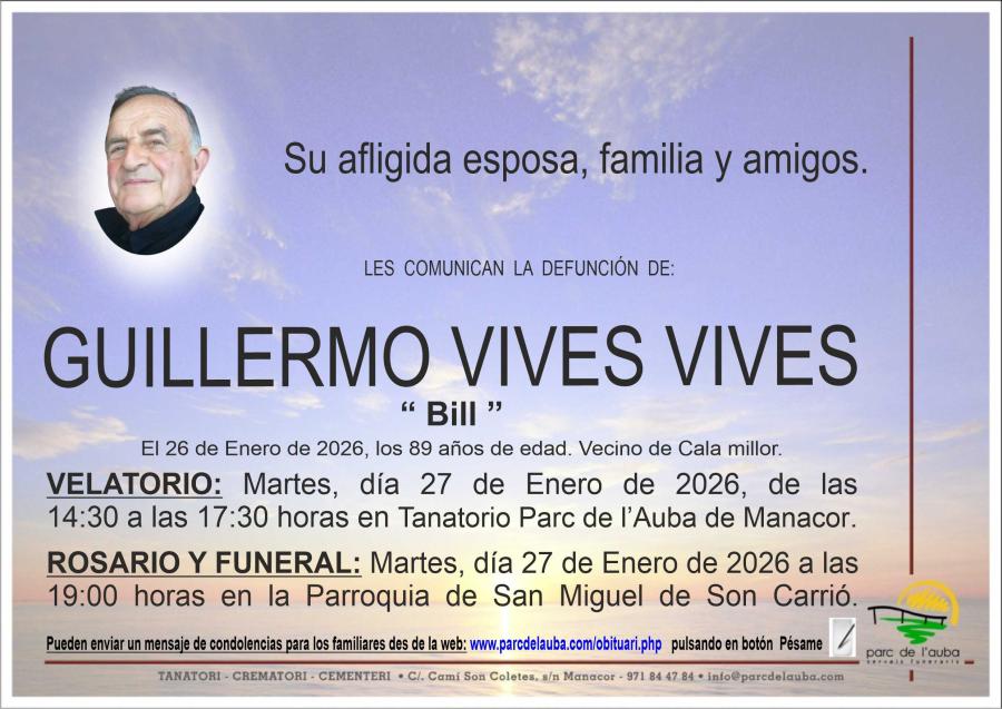 GUILLERMO  VIVES VIVES