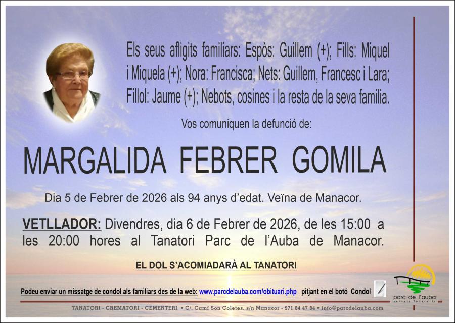 MARGALIDA FEBRER GOMILA