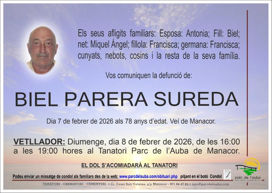 BIEL PARERA SUREDA