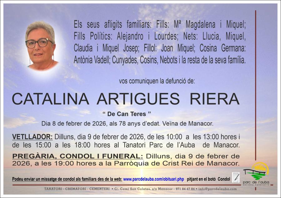 CATALINA ARTIGUES RIERA