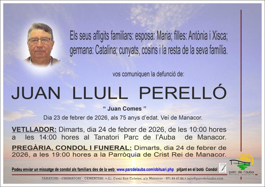 JUAN LLULL PERELLÓ