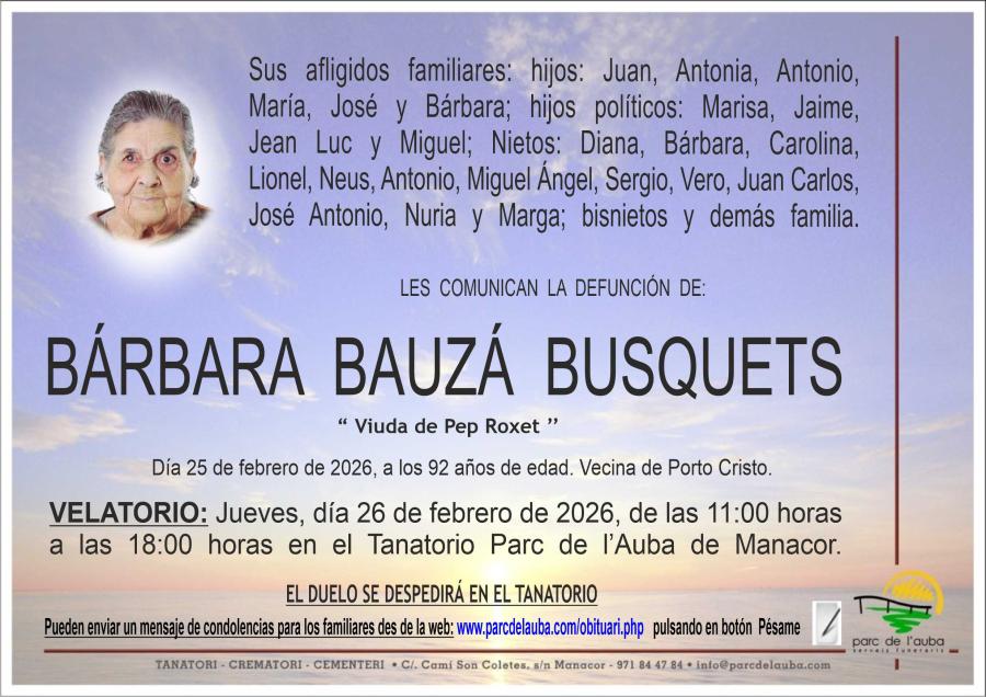 BÁRBARA BAUZÁ BUSQUETS