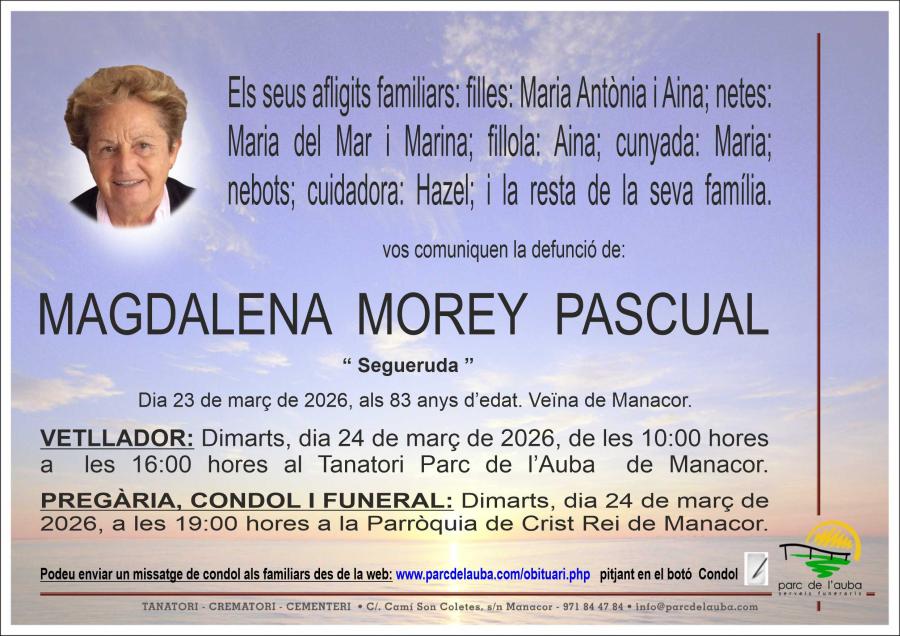 MAGDALENA MOREY PASCUAL