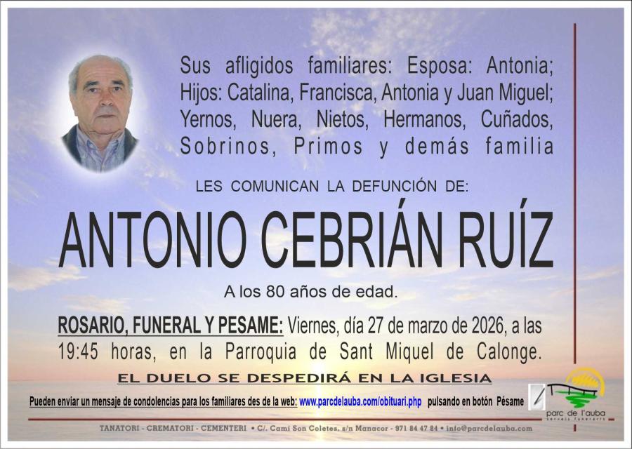 ANTONIO CEBRIAN RUIZ