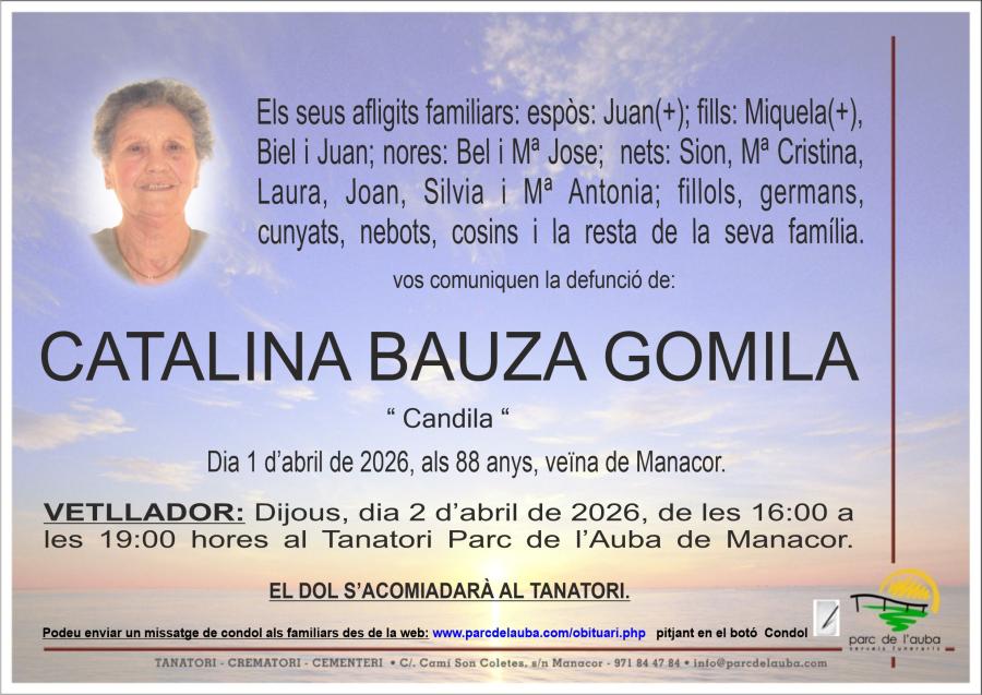 CATALINA BAUZA GOMILA