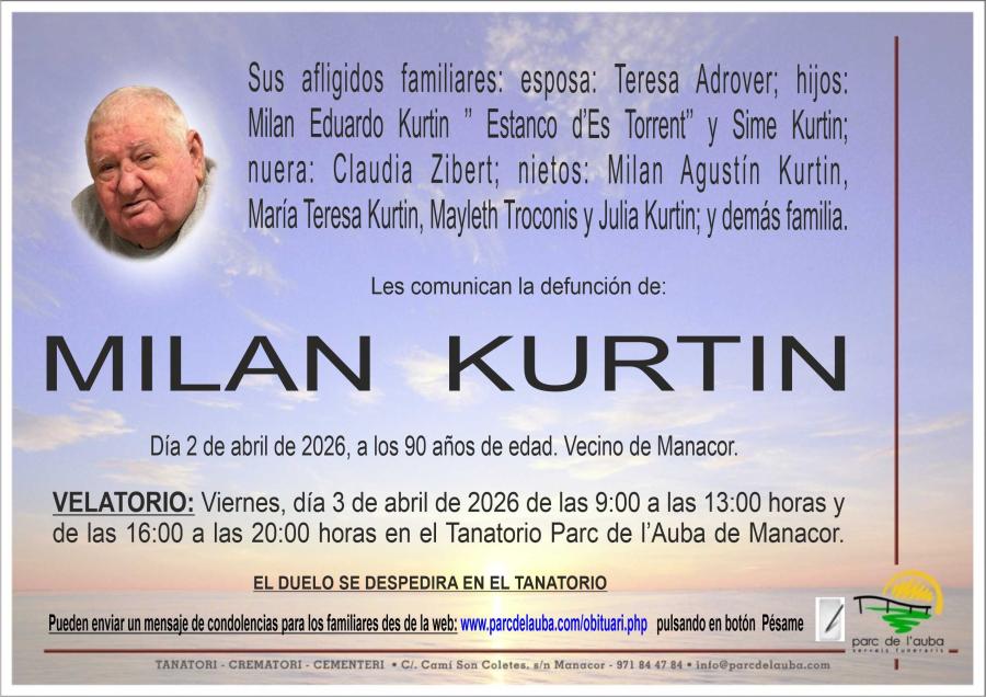 MILAN KURTIN
