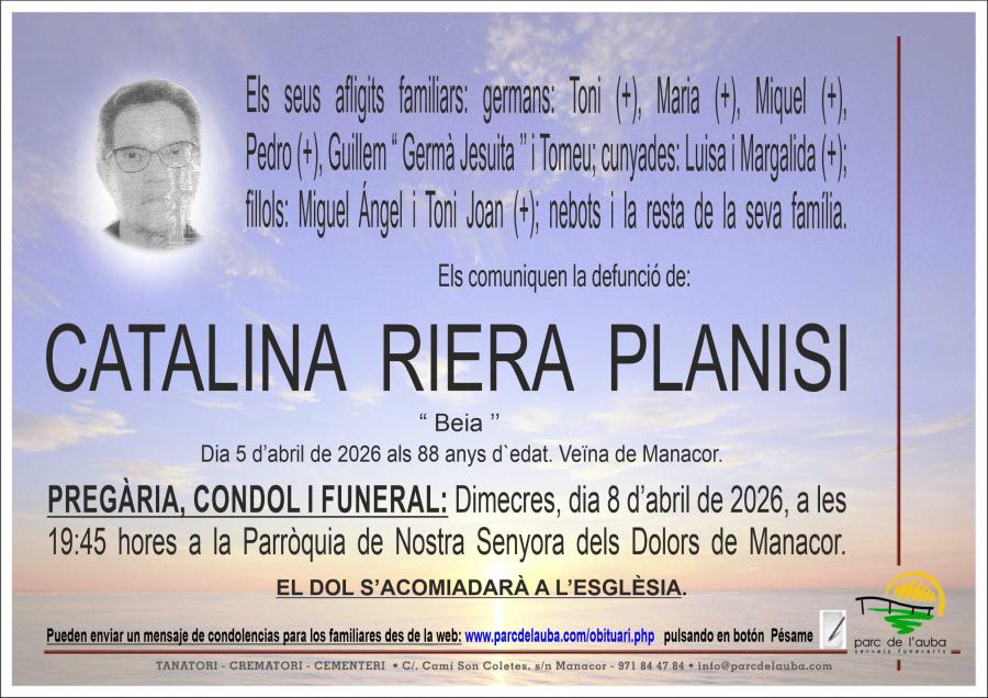 CATALINA RIERA PLANISI