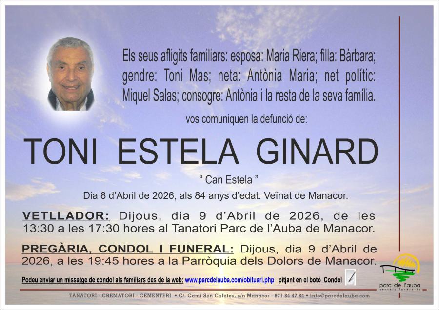 TONI ESTELA GINARD