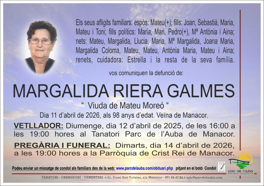 MARGALIDA RIERA GALMES