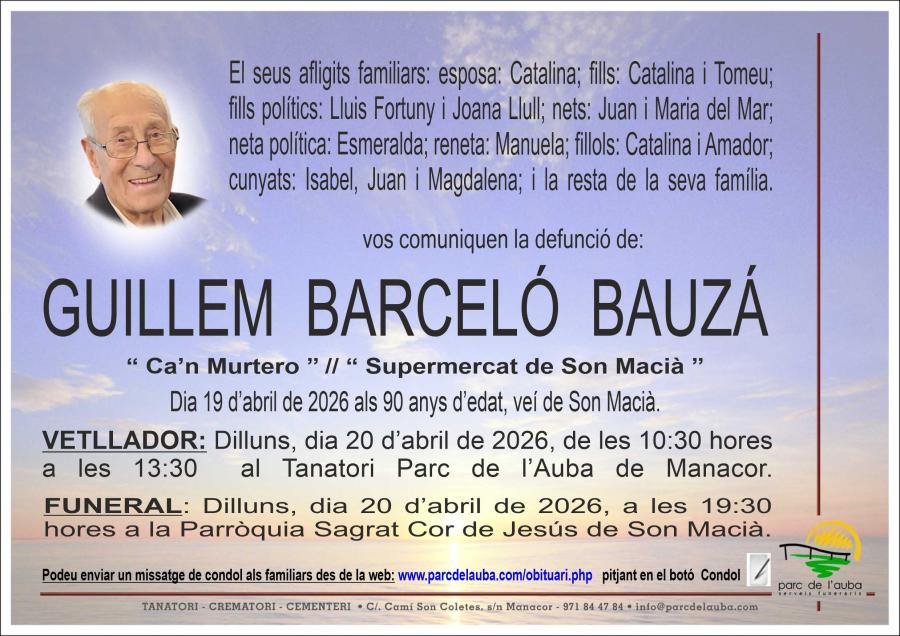 GUILLEM BARCELÓ BAUZÁ