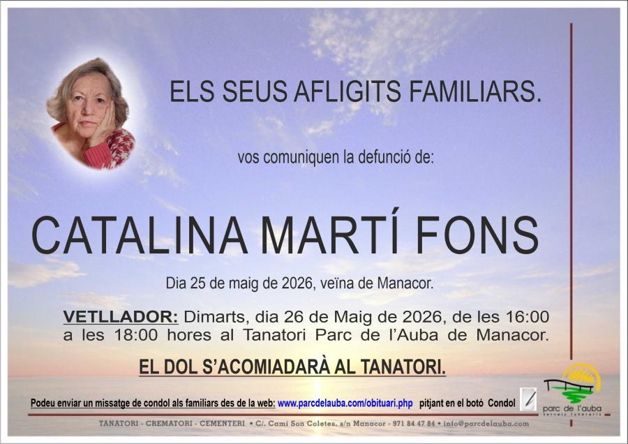 CATALINA MARTÍ FONS
