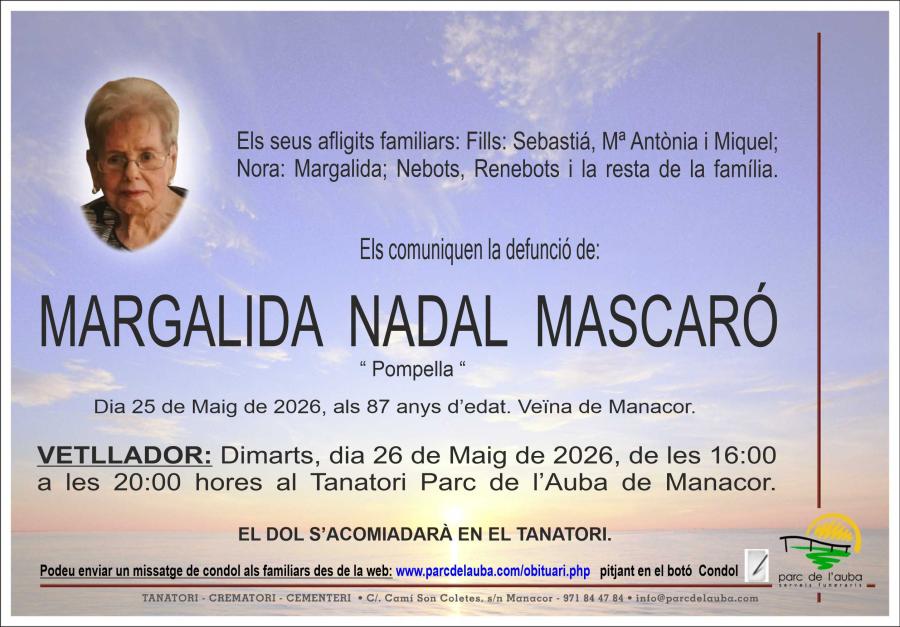 MARGALIDA NADAL MASCARÓ