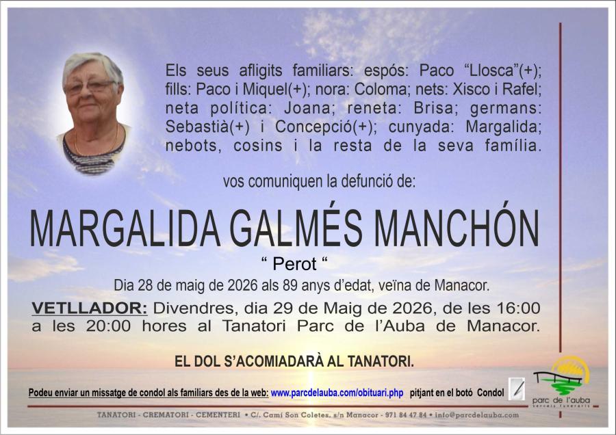 MARGALIDA GALMÉS MANCHÓN