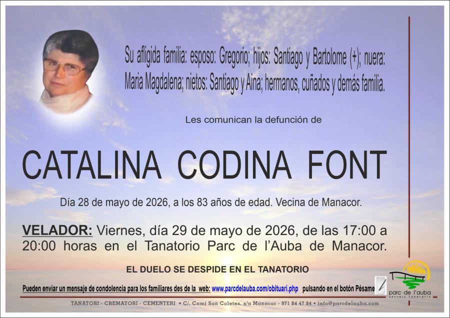 CATALINA CODINA FONT
