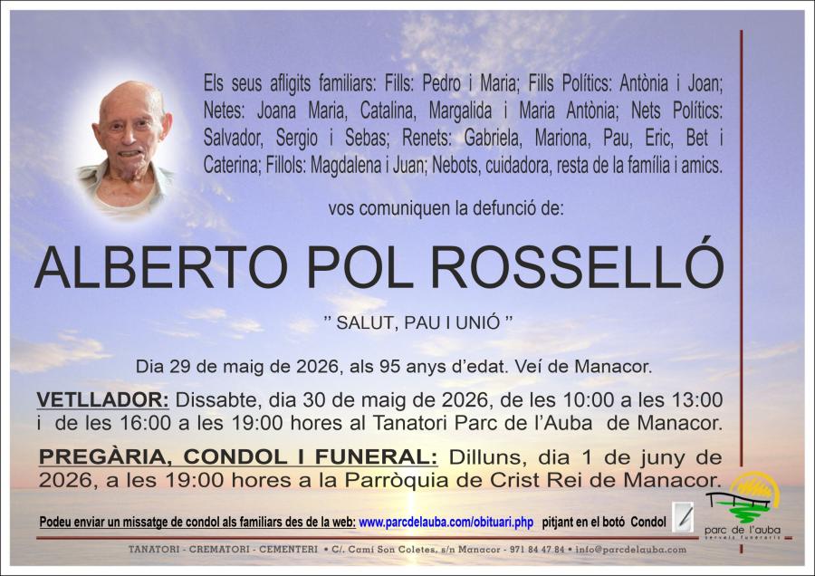 AlBERTO  POL ROSSELLÓ