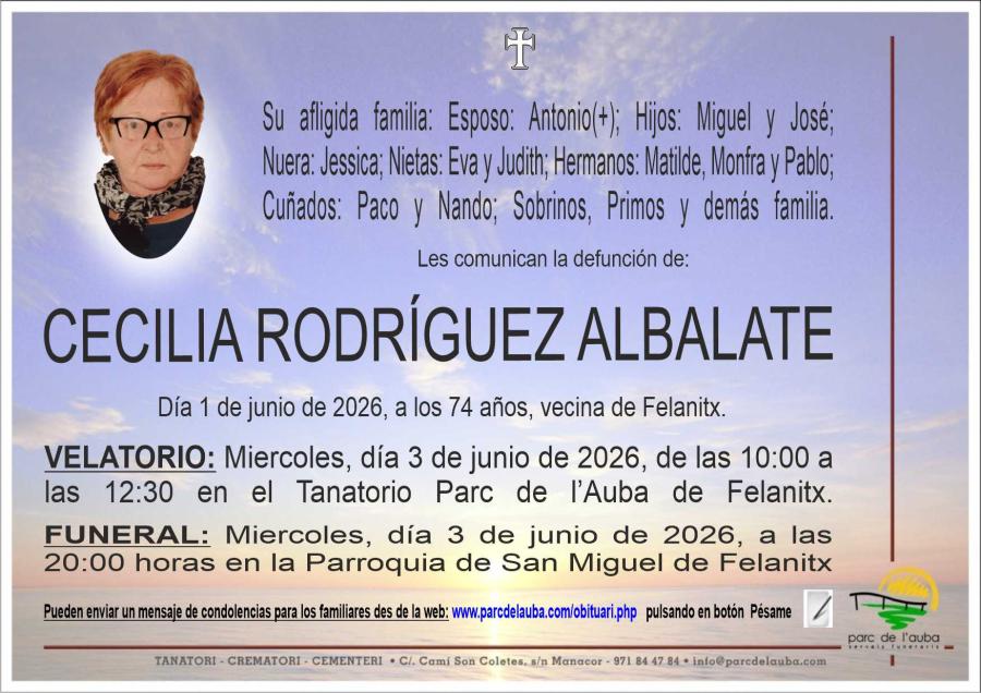 CECILIA RODRÍGUEZ ALBALATE