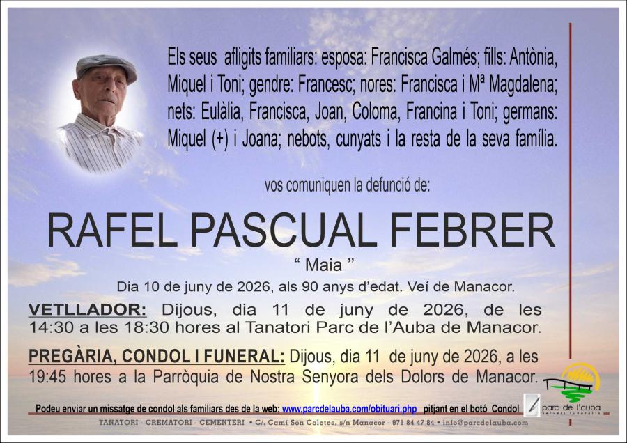 RAFEL PASCUAL FEBRER