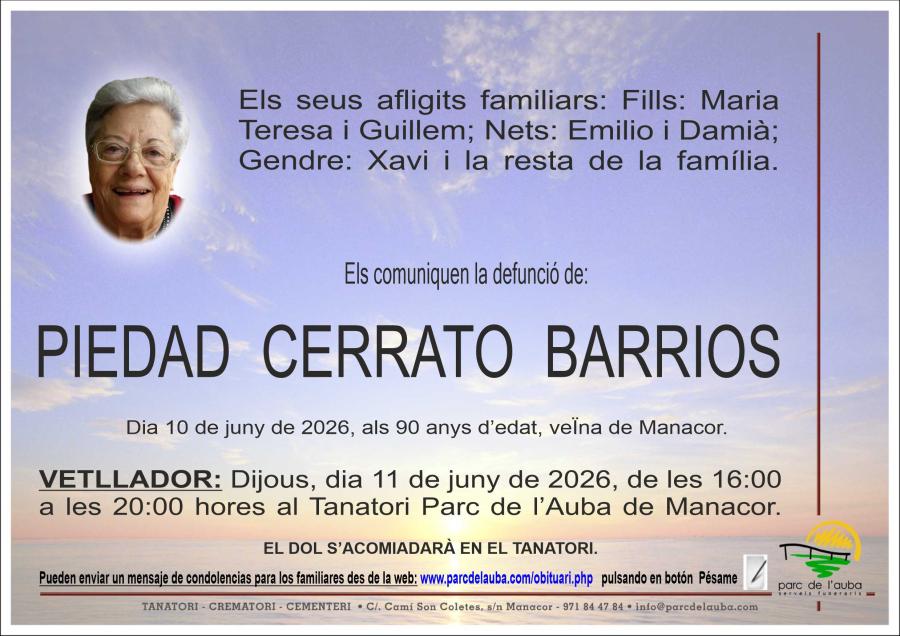 PIEDAD CERRATO BARRIOS