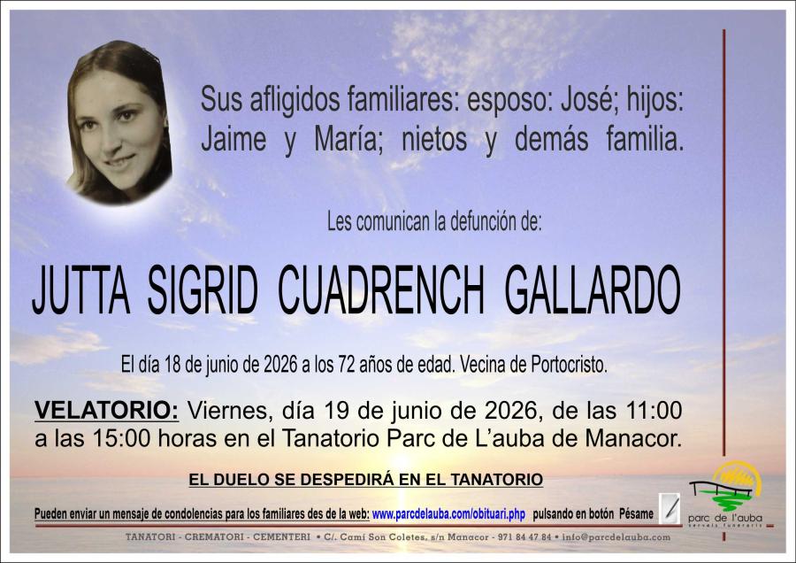 JUTTA SIGRID CUADRENCH GALLARDO